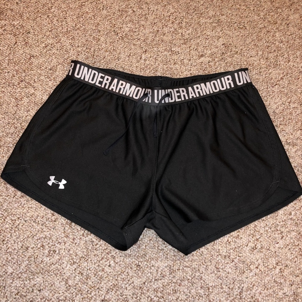 Grey Under Armour athletic shorts